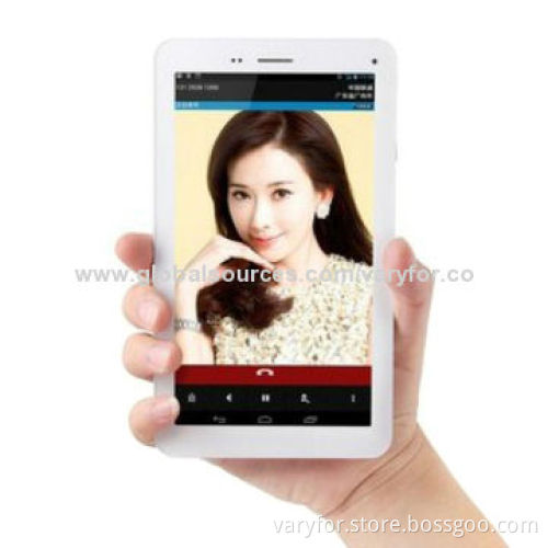 7-inch Tablet PC with 3G Mobile Phone Function, Android 4.2, 5 Point Capacitive Touch Screen